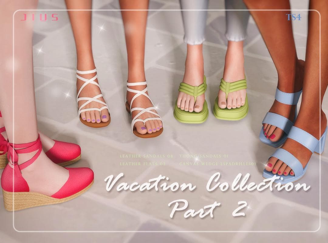 Коллекция обуви Vacation Collection Part 2
